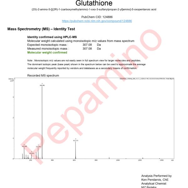 Glutathione - 1.5 mg