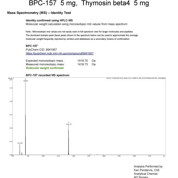 TB500 + BPC 157 - 10 mg