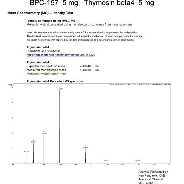 TB500 + BPC 157 - 10 mg