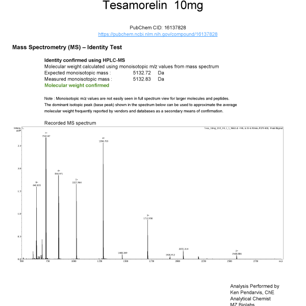 Tesamorelin - 2 mg